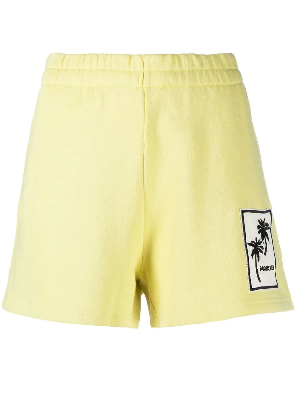 

Moncler shorts deportivos con parche del logo - Amarillo