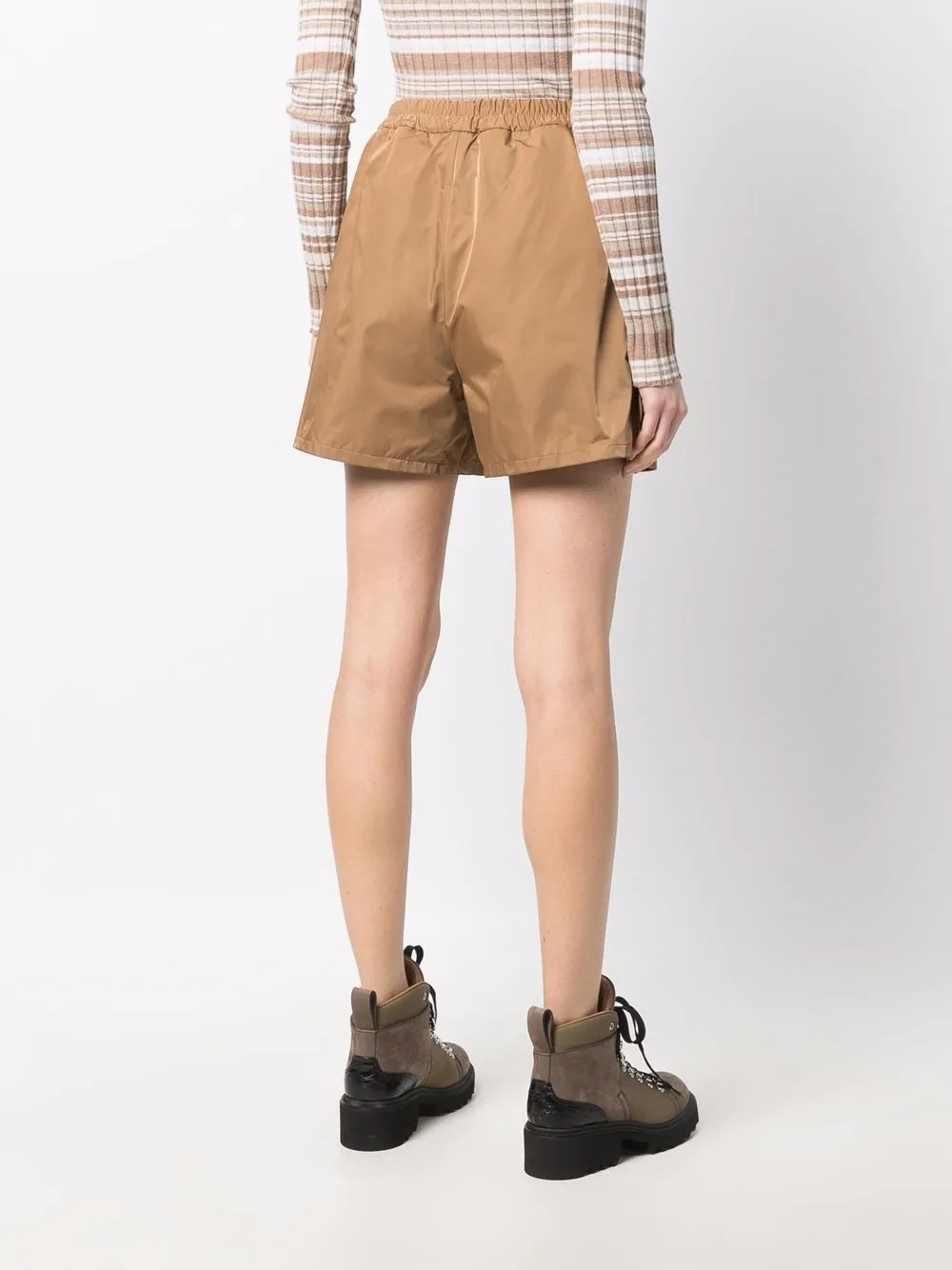 фото Moncler шорты с завышенной талией и кулиской