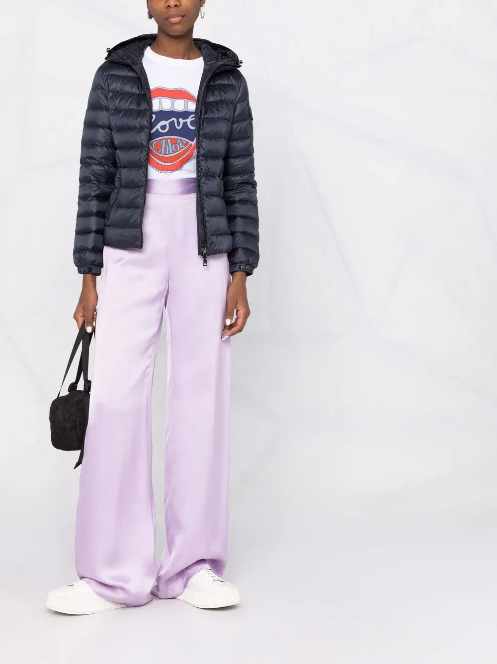 фото Moncler короткий пуховик bles