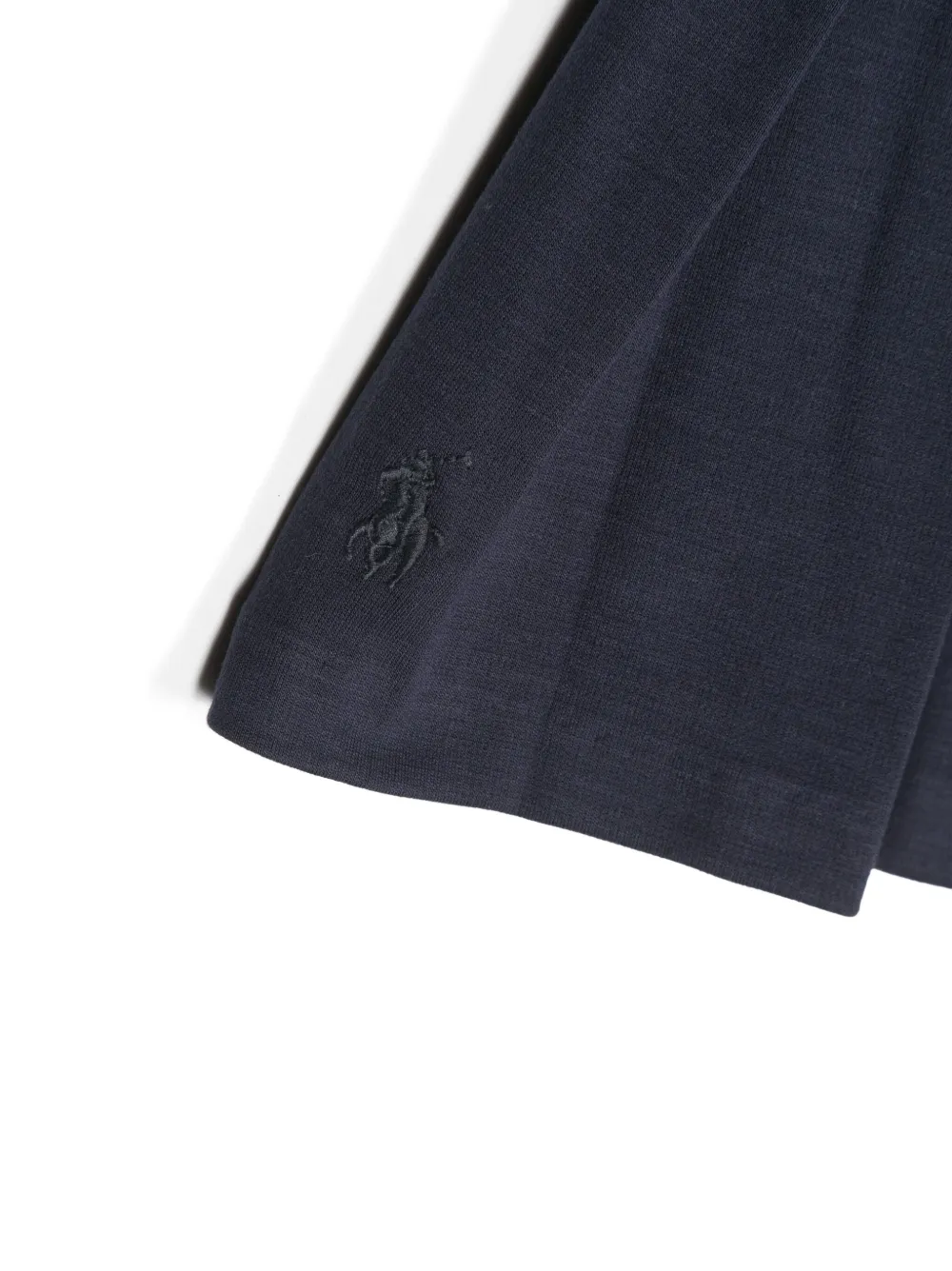 Shop Ralph Lauren Pleated High-waist Skirt In Blue