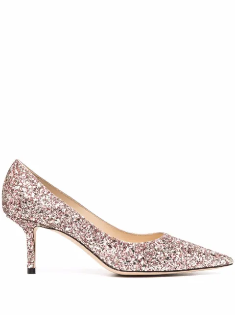 Jimmy Choo zapatillas con glitter