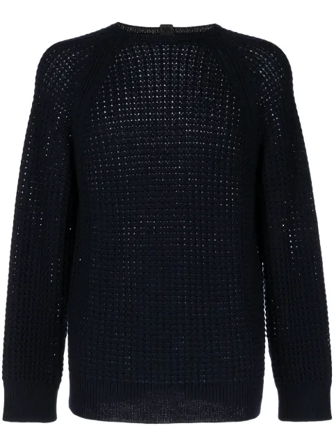 LOEWE open-knit crew-neck jumper