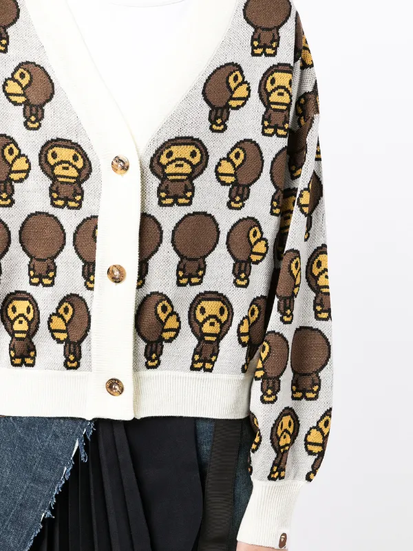 bathing ape cardigan