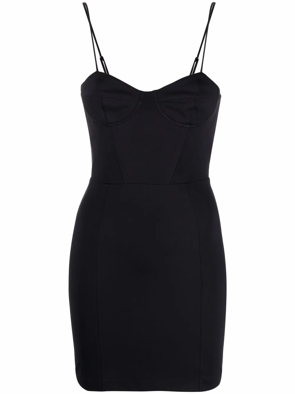 

Patrizia Pepe vestido corto estilo bustier - Negro