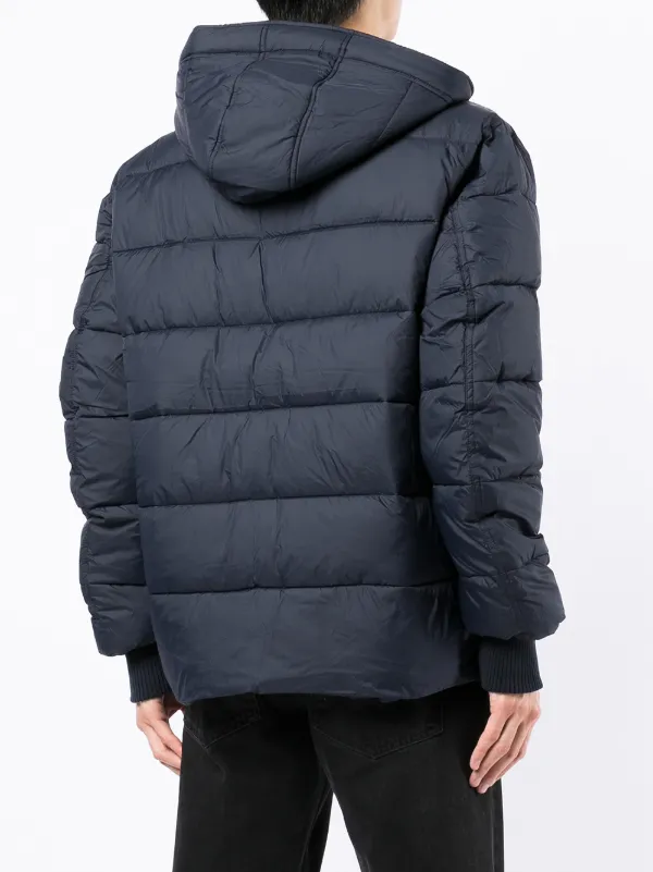 Alpha Industries Padded Logo Jacket | Black | FARFETCH GE