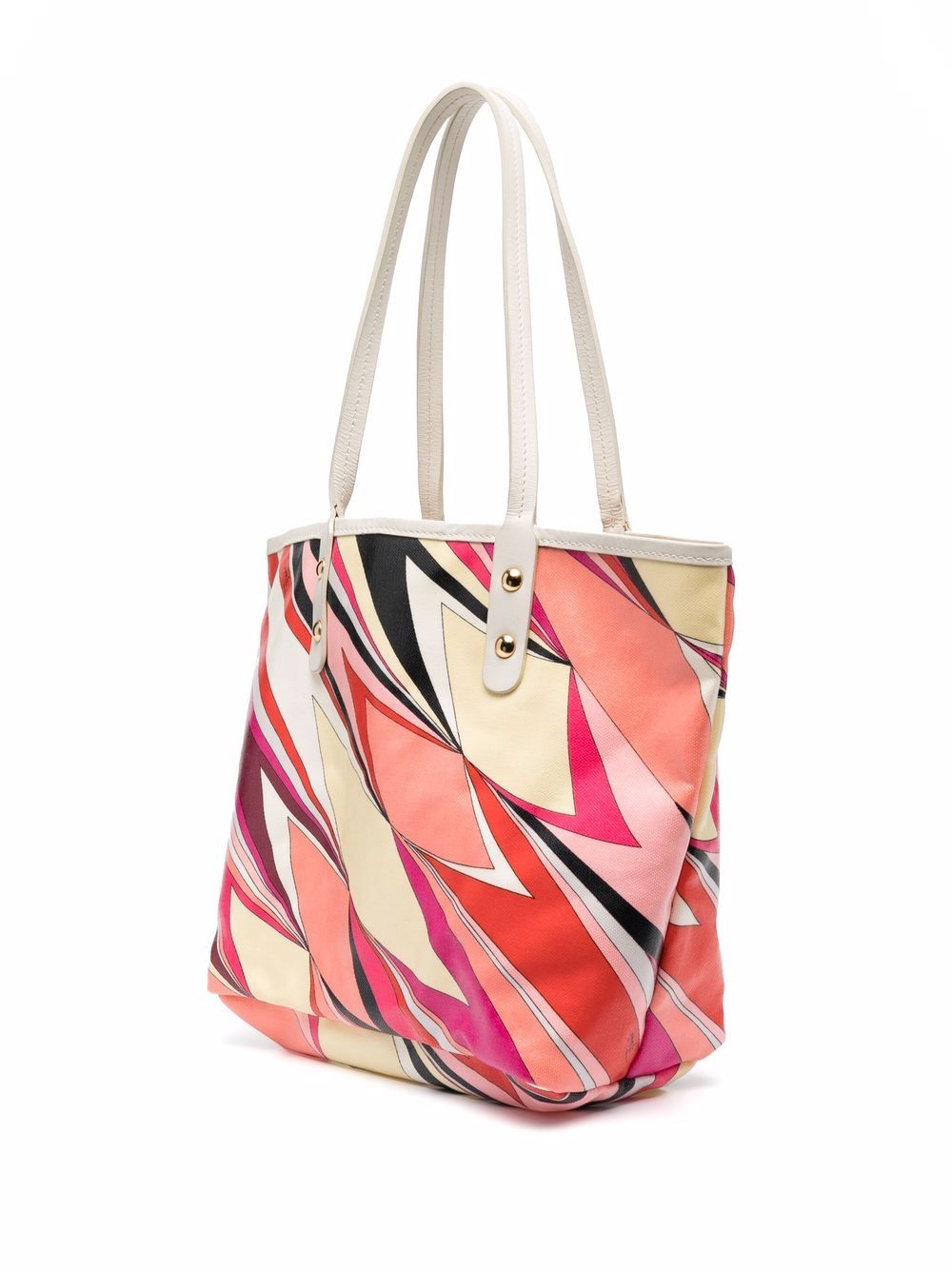 фото Emilio pucci pre-owned 2010 abstract print tote bag