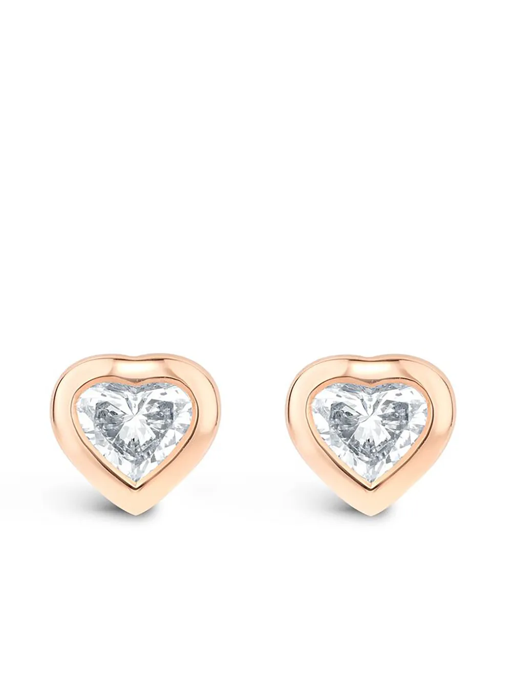 

Pragnell 18kt rose gold Sundance diamond stud earrings - Pink