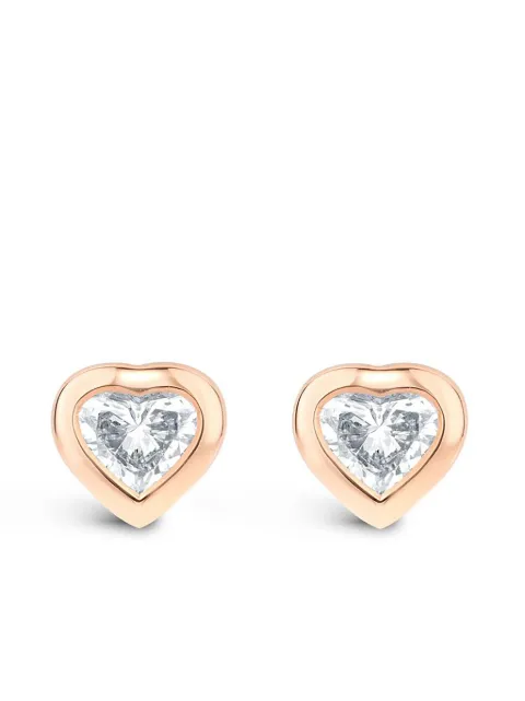 Pragnell 18kt rose gold Sundance diamond stud earrings