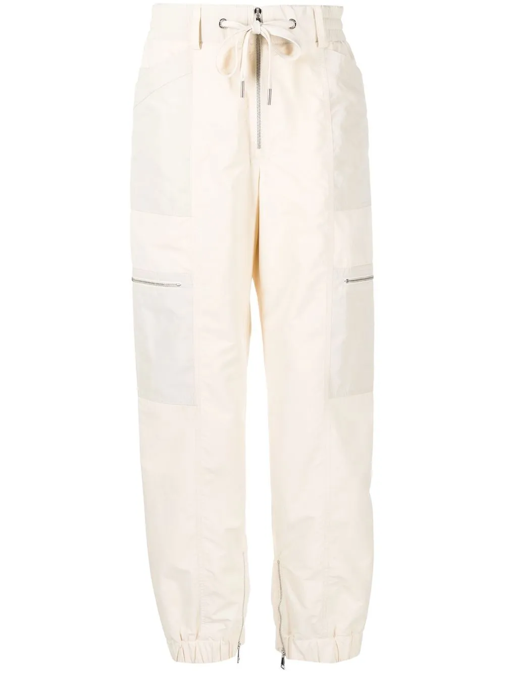 

Moncler drawstring zip trousers - Neutrals