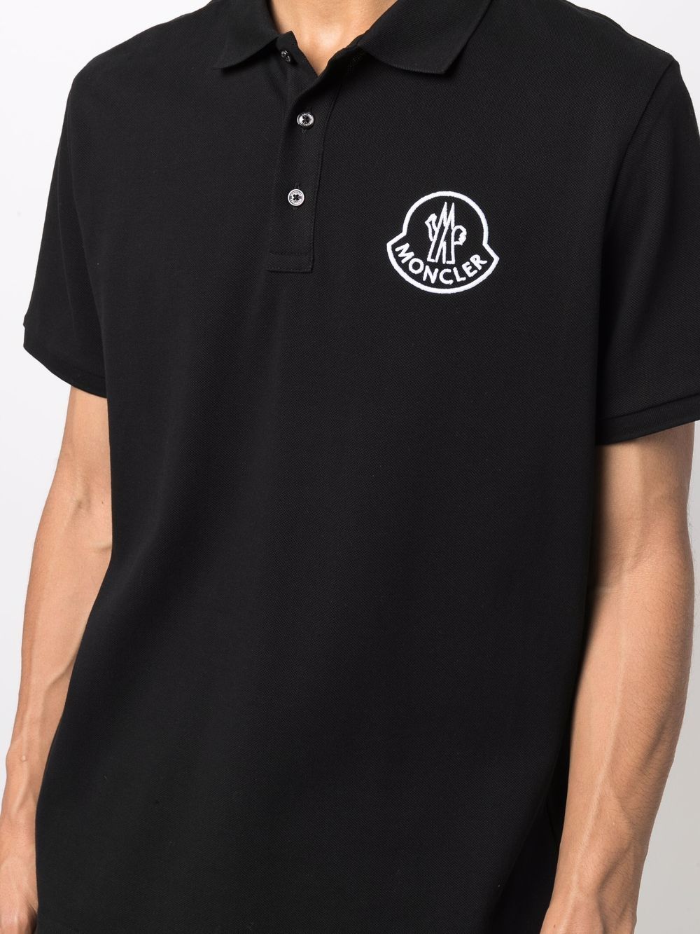Moncler Logo Polo Shirt - Farfetch