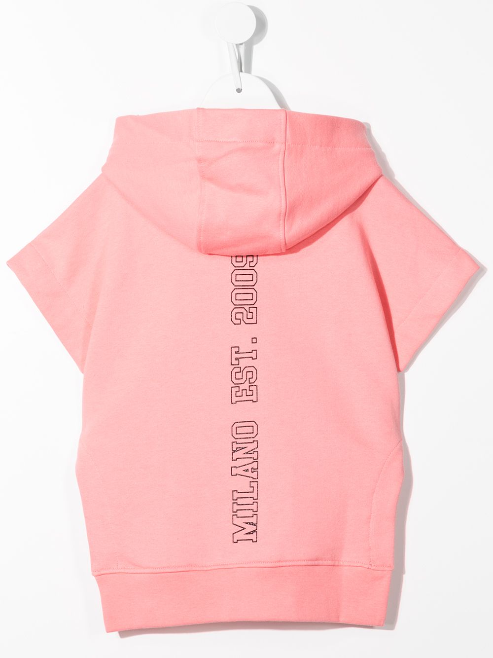 MSGM Kids Hoodie met logoprint - Roze