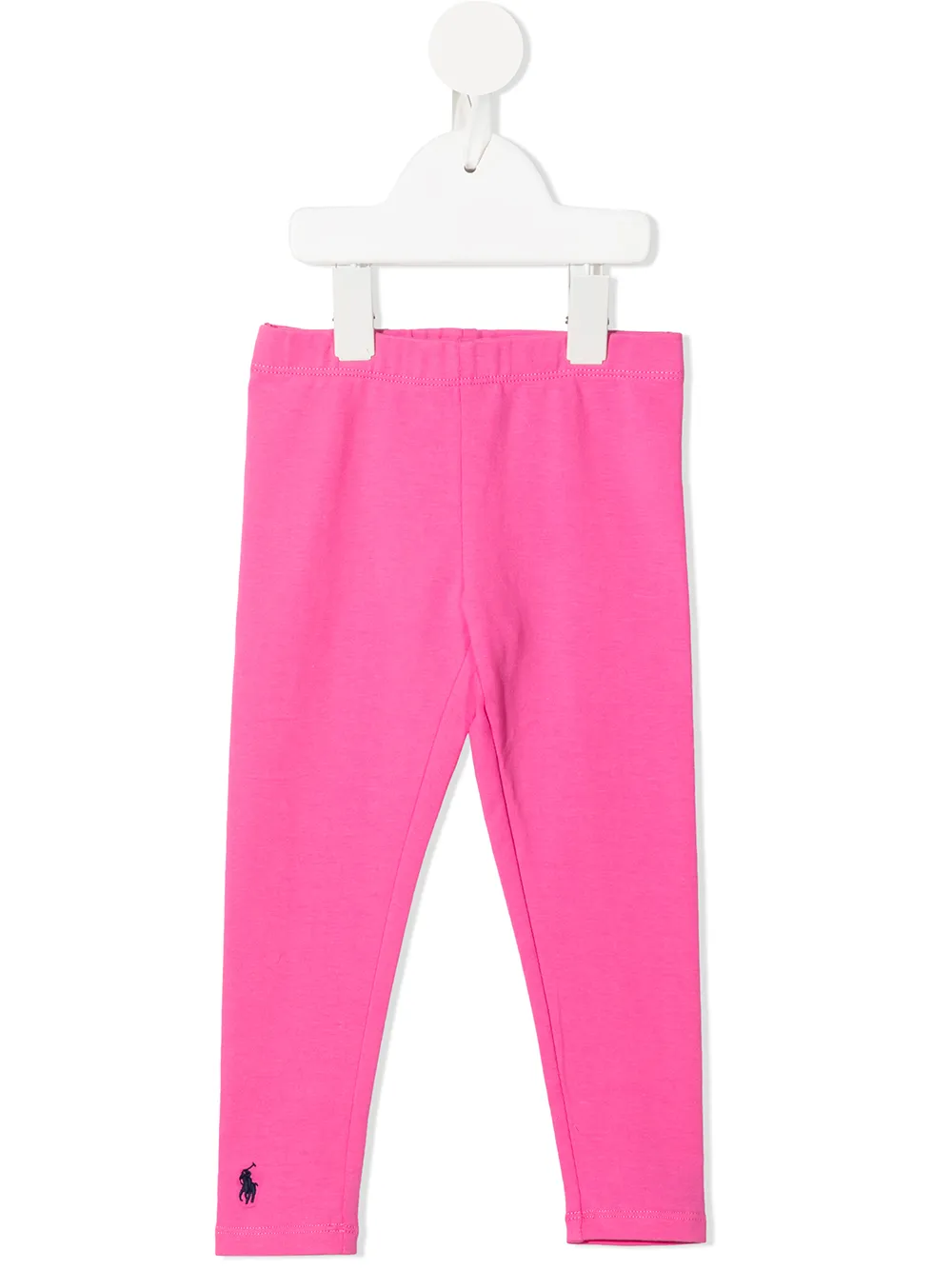 

Ralph Lauren Kids leggins con logo bordado - Rosado