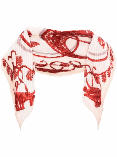 Hermès 1992 pre-owned Les Cavaliers d’Or silk scarf