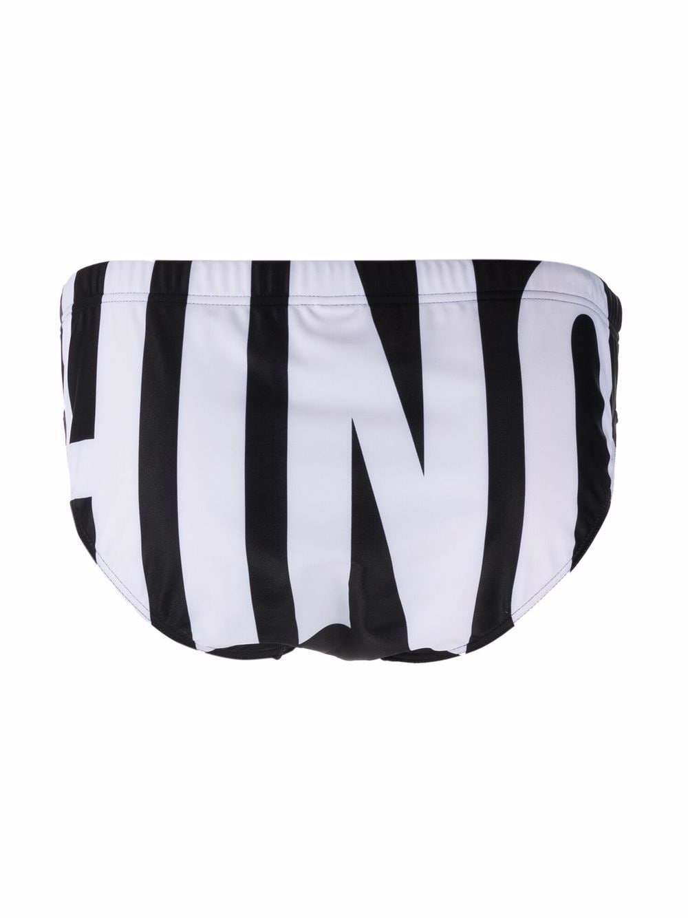 Image 2 of Moschino logo print swim trunks