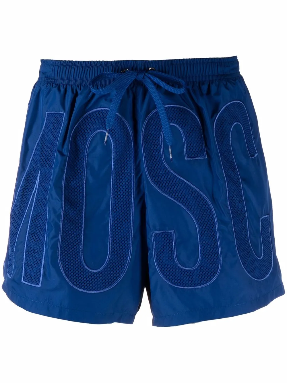 

Moschino logo embroidered swim shorts - Blue