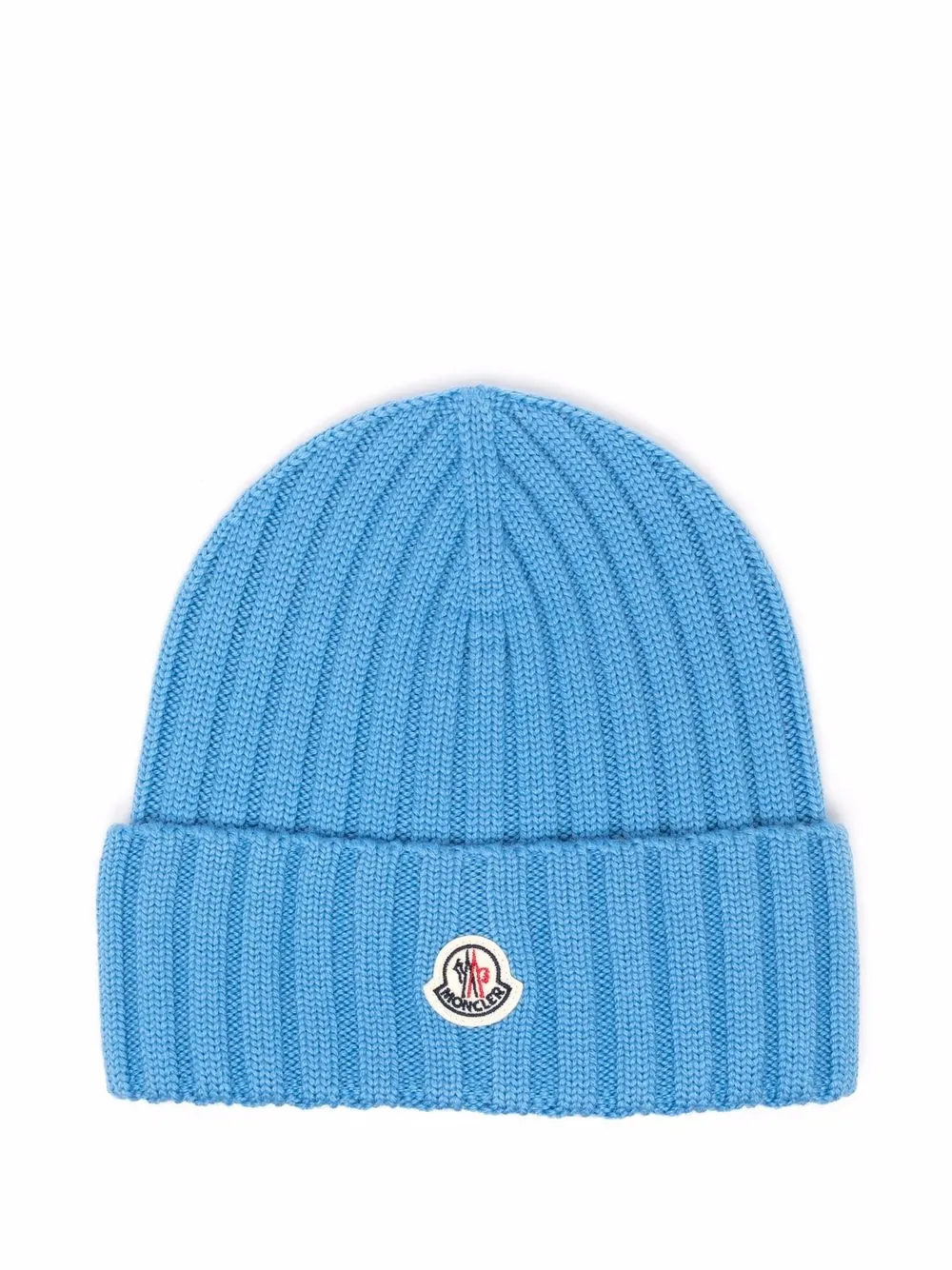 Moncler Virgin Wool Rib-knit Beanie In 