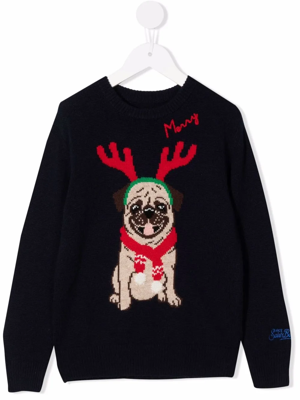 dog print jumper
