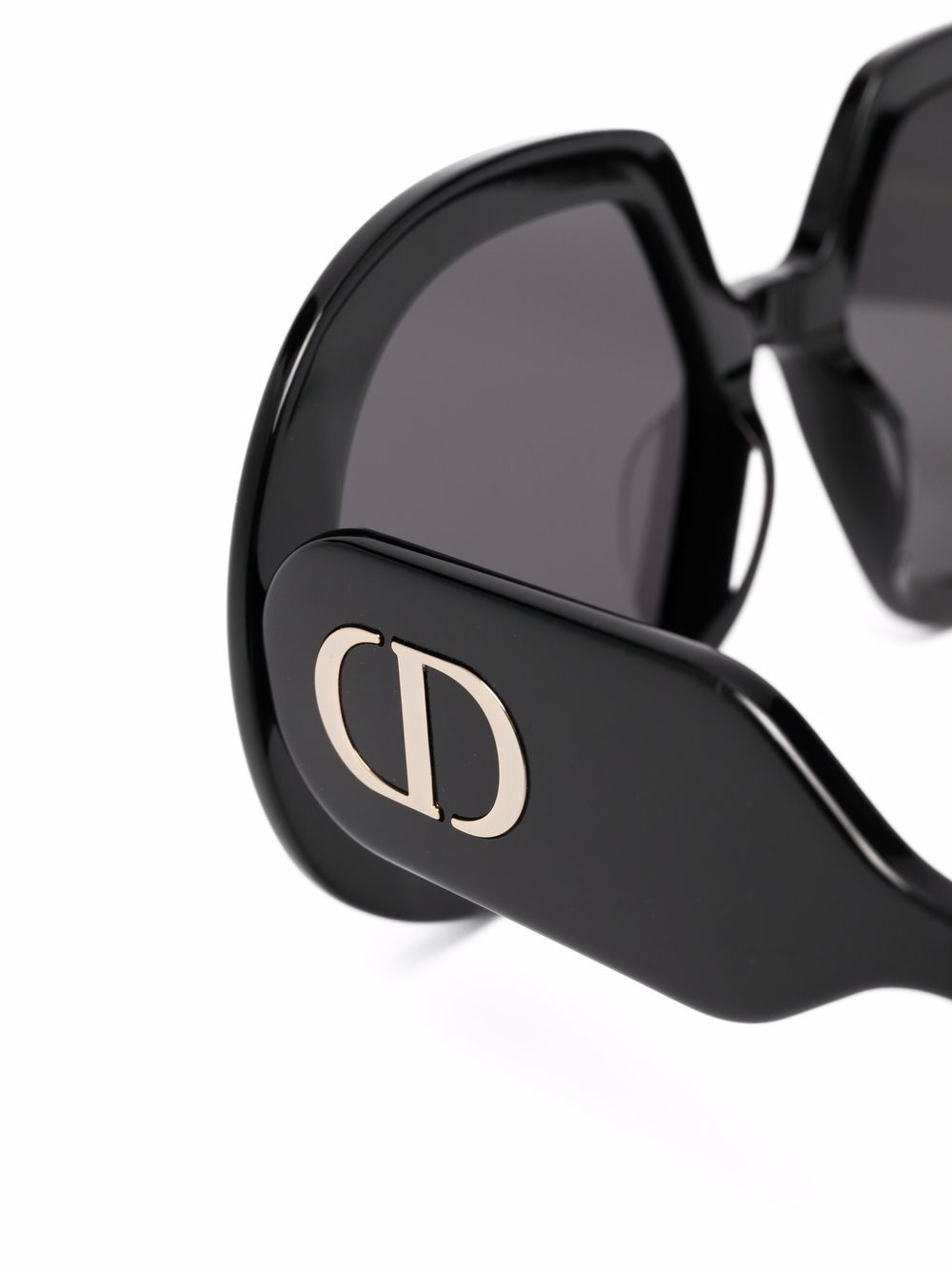 фото Dior eyewear солнцезащитные очки bobby в массивной оправе