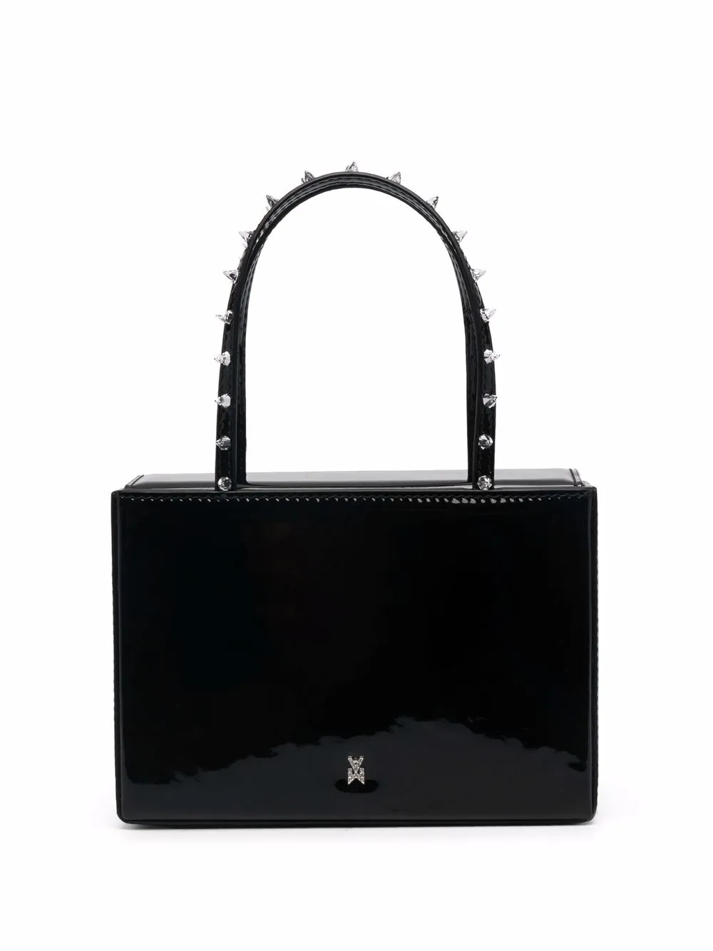 

Amina Muaddi Amini Julia patent tote-bag - Black