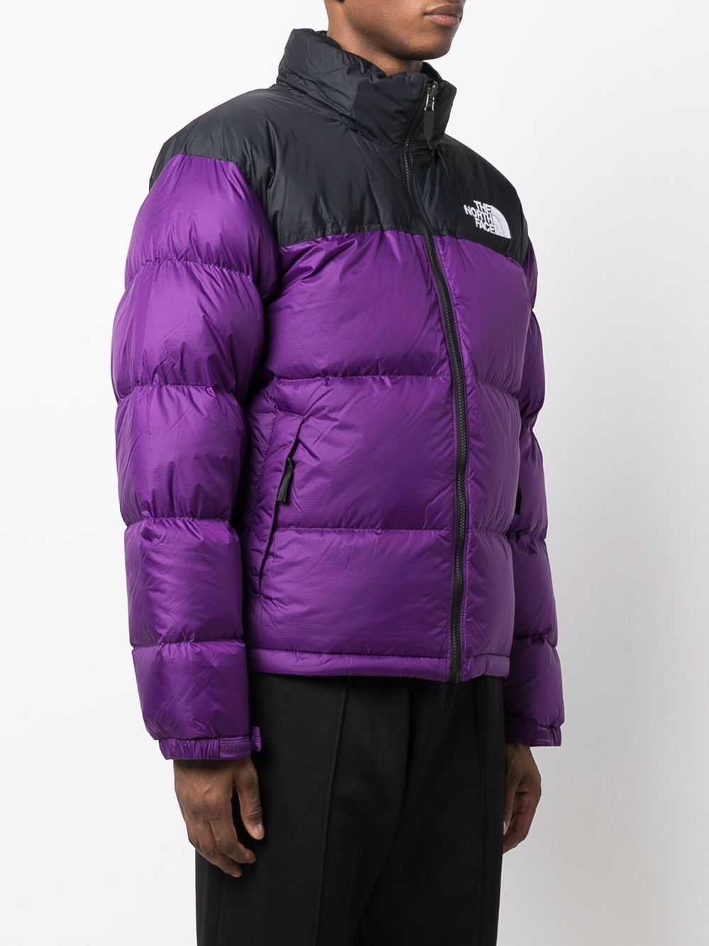 фото The north face пуховик с логотипом