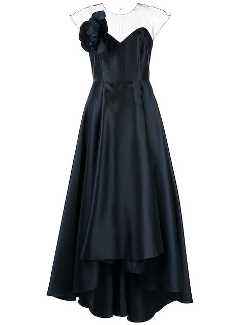 Sachin & Babi Blakely satin gown