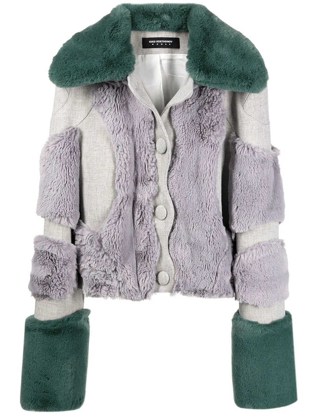 Kiko Kostadinov Textured Single Breasted Jacket - Farfetch