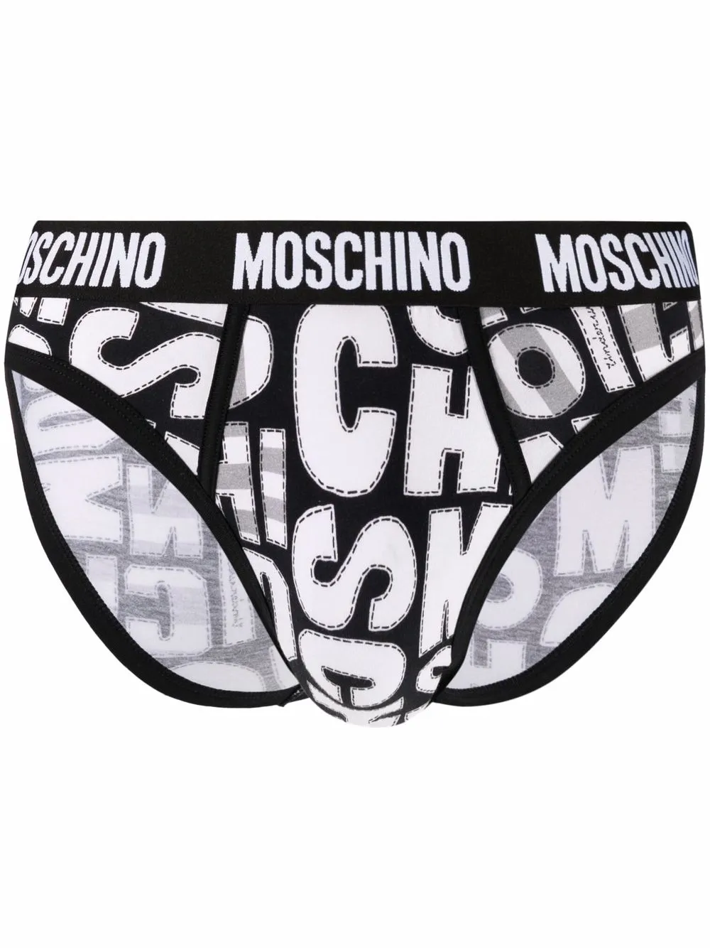 graphic-print cotton boxer briefs