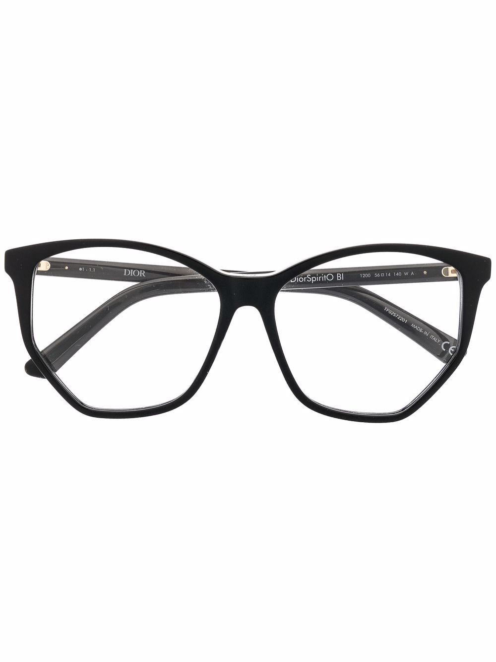 фото Dior eyewear очки spirit в оправе 'кошачий глаз'