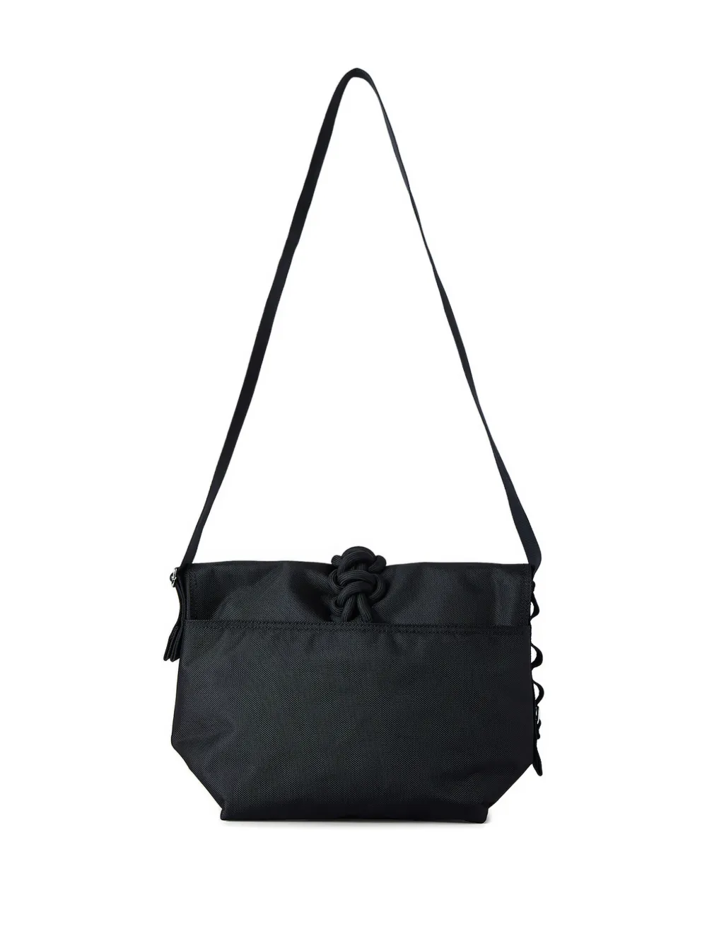 Kara Cobra braided shoulder bag - Zwart