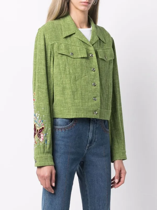 Christian Dior Pre-Owned 1990s エンブロイダリー クロップド