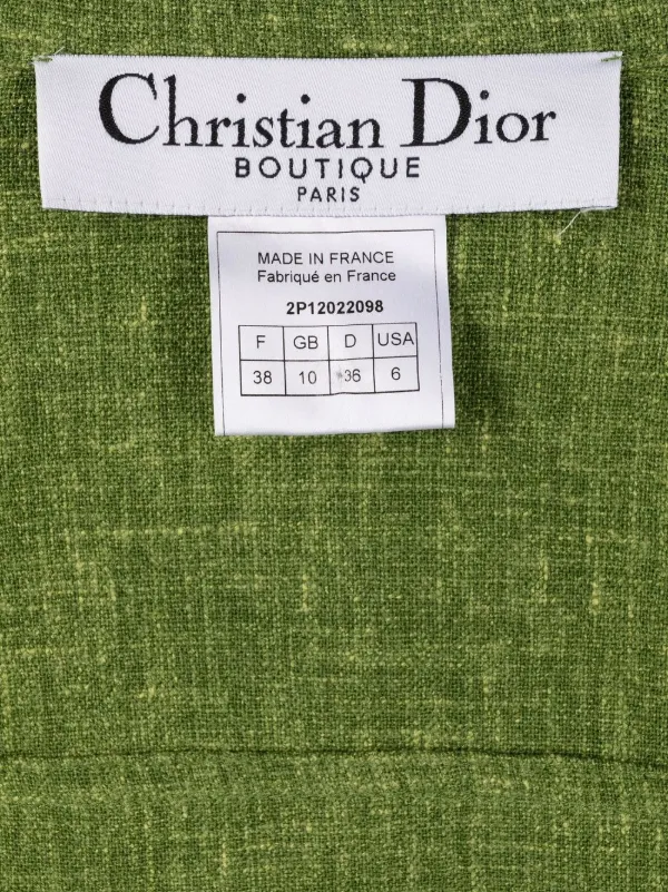 Christian Dior Pre-Owned 1990s エンブロイダリー クロップド