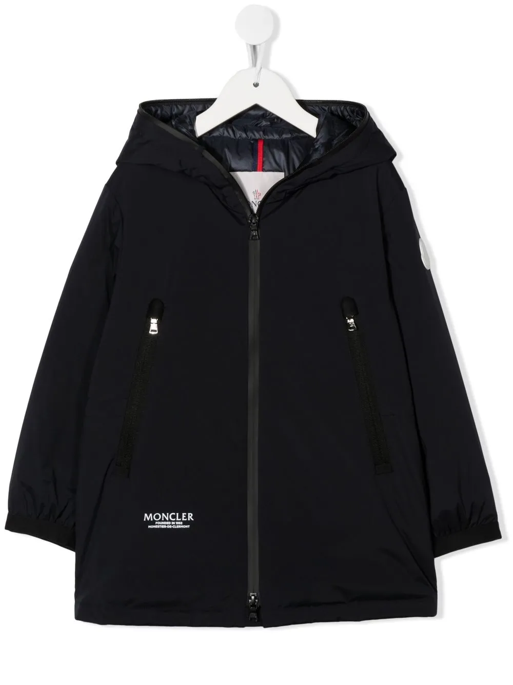 

Moncler Enfant parka Marsil larga - Azul