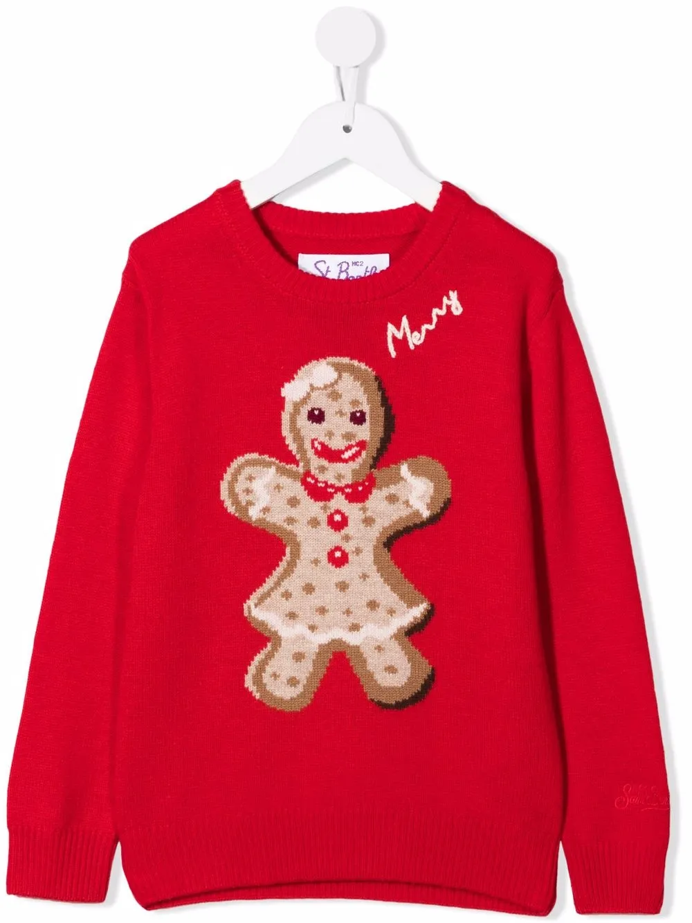 

MC2 Saint Barth Kids Princess graphic-print jumper - Red