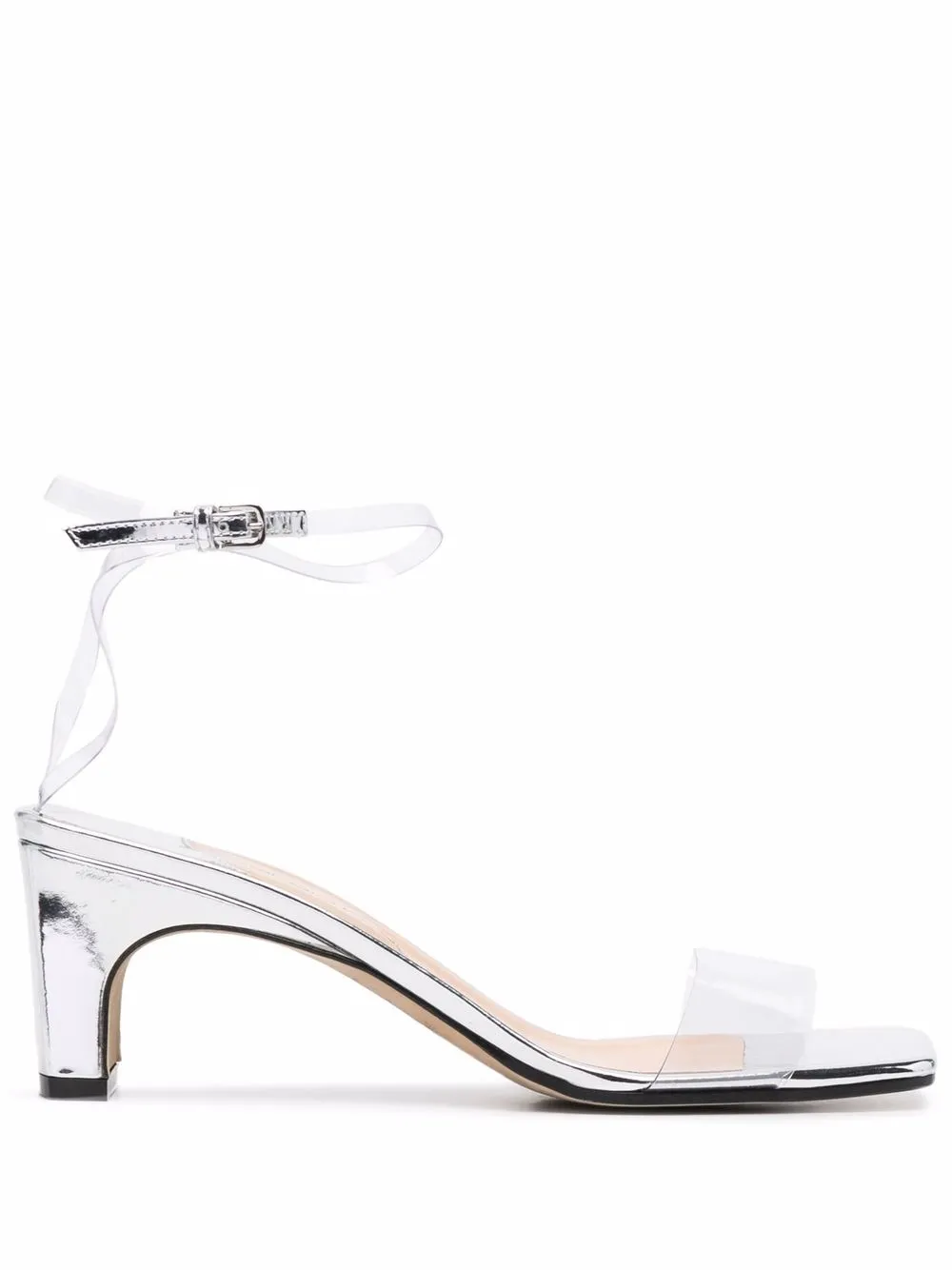 Shop Sergio Rossi grazie sergio transparent sandals with Express ...