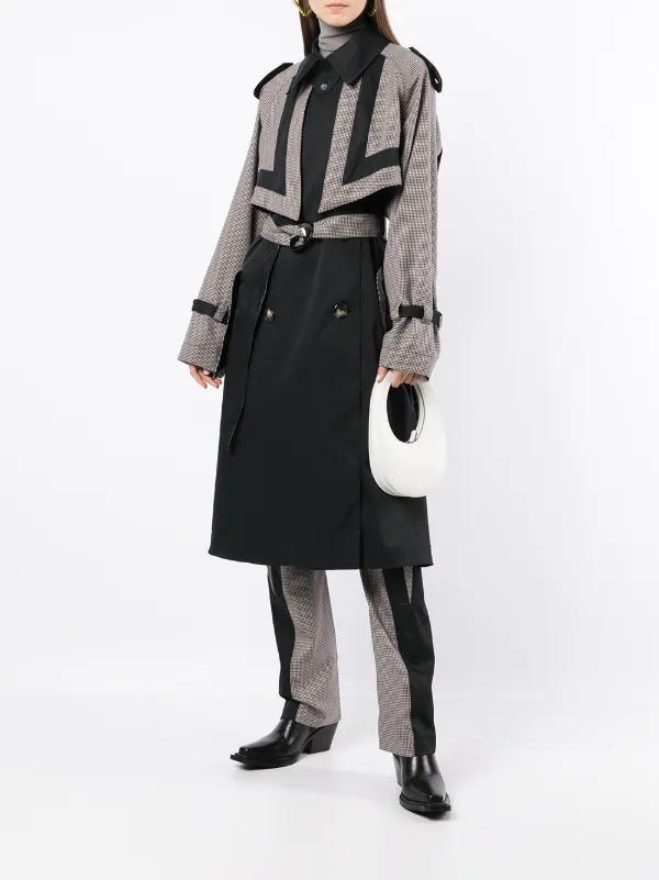 Kiko Kostadinov two-tone Trench Coat - Farfetch