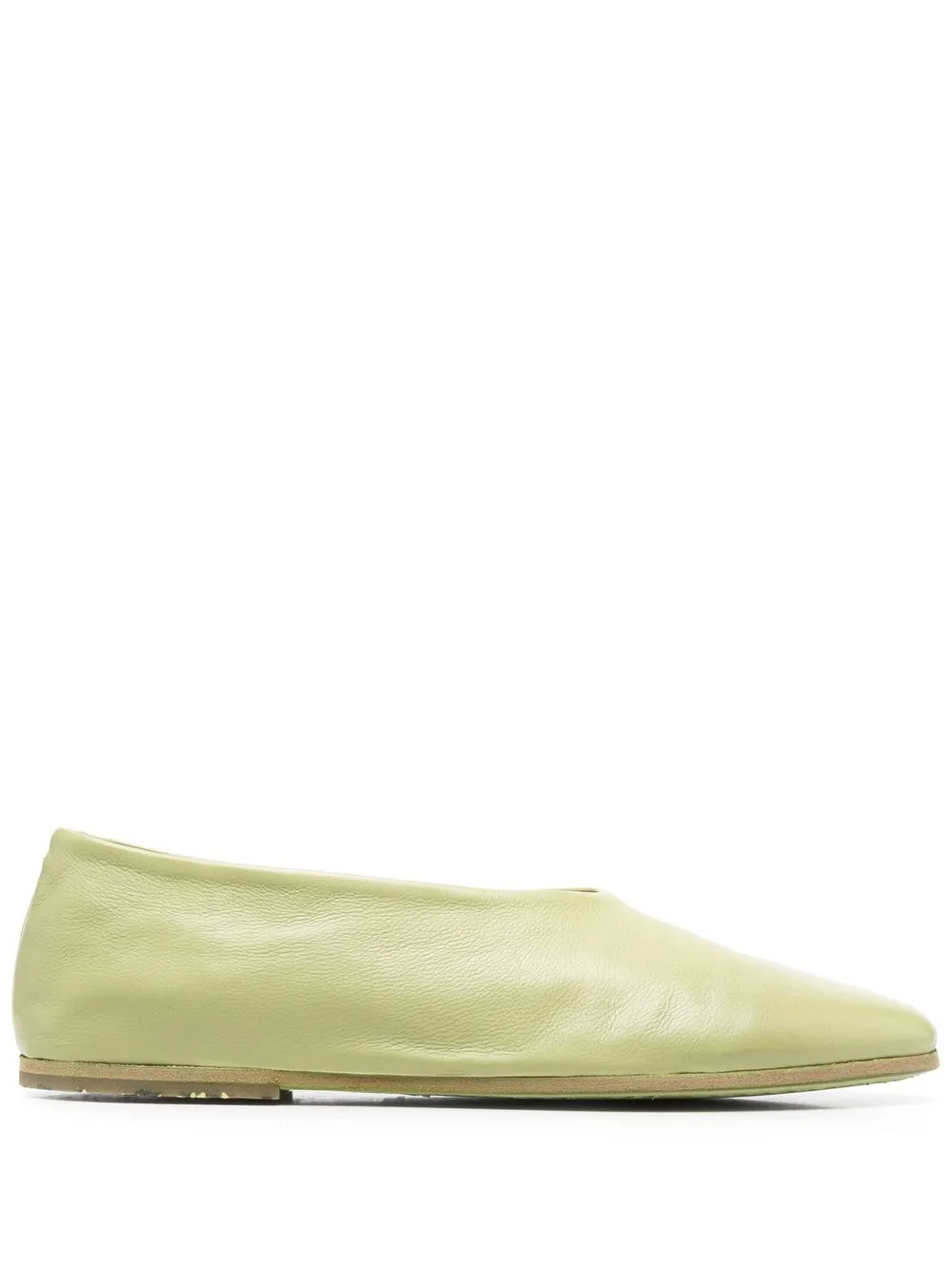 

Marsèll flats con puntera de almendra - Verde