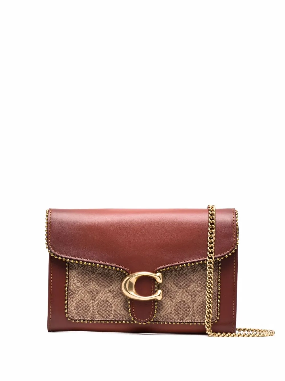 coach monogram shoulder bag
