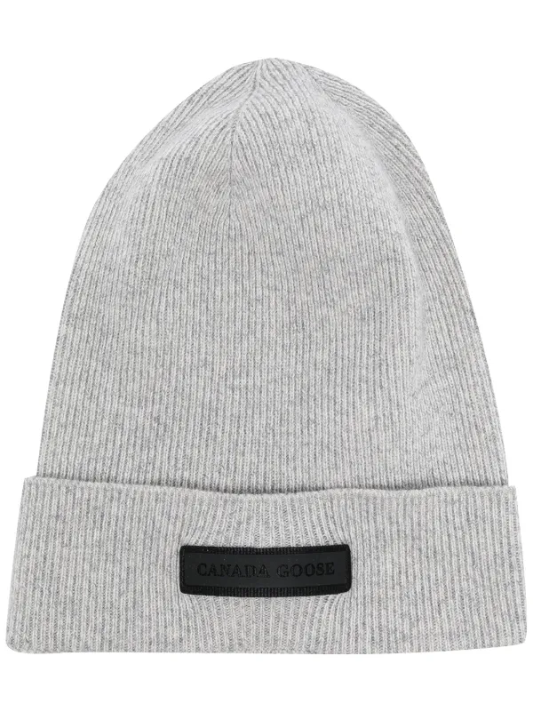 Canada Goose logo-patch Beanie - Farfetch