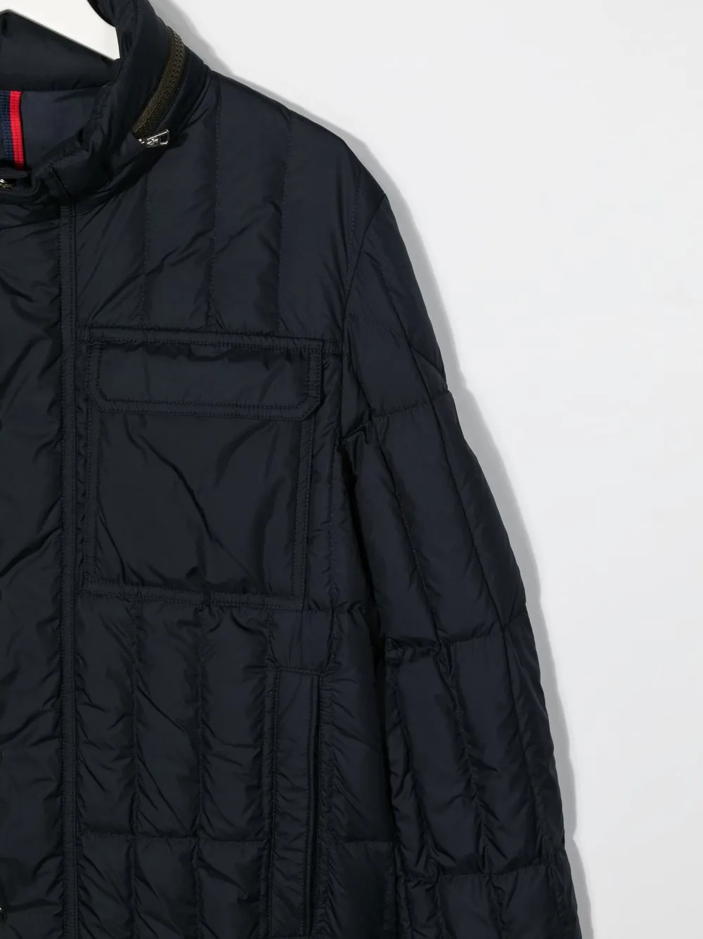 Moncler Teen Cosme Down-filled Puffer Jacket In Blue