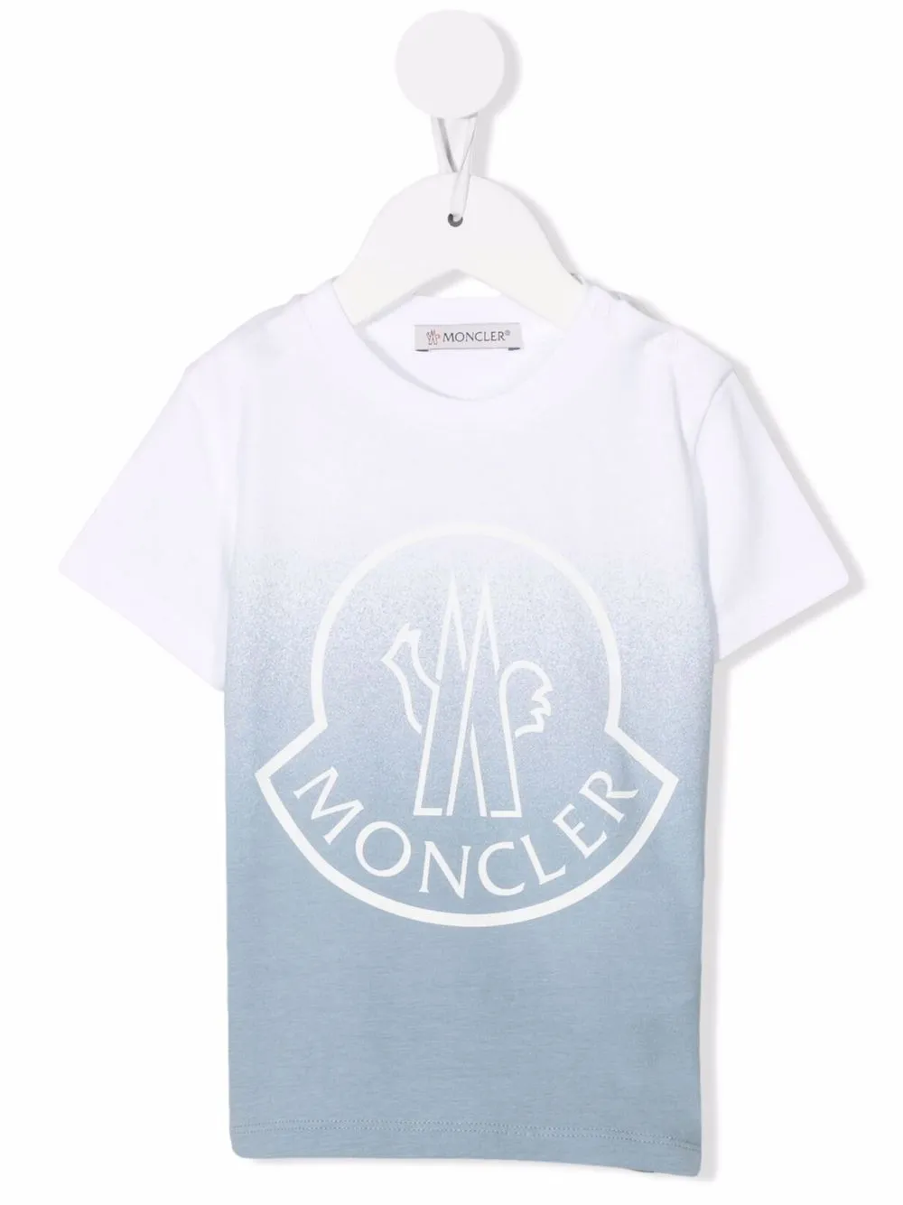 

Moncler Enfant playera con logo estampado - Blanco
