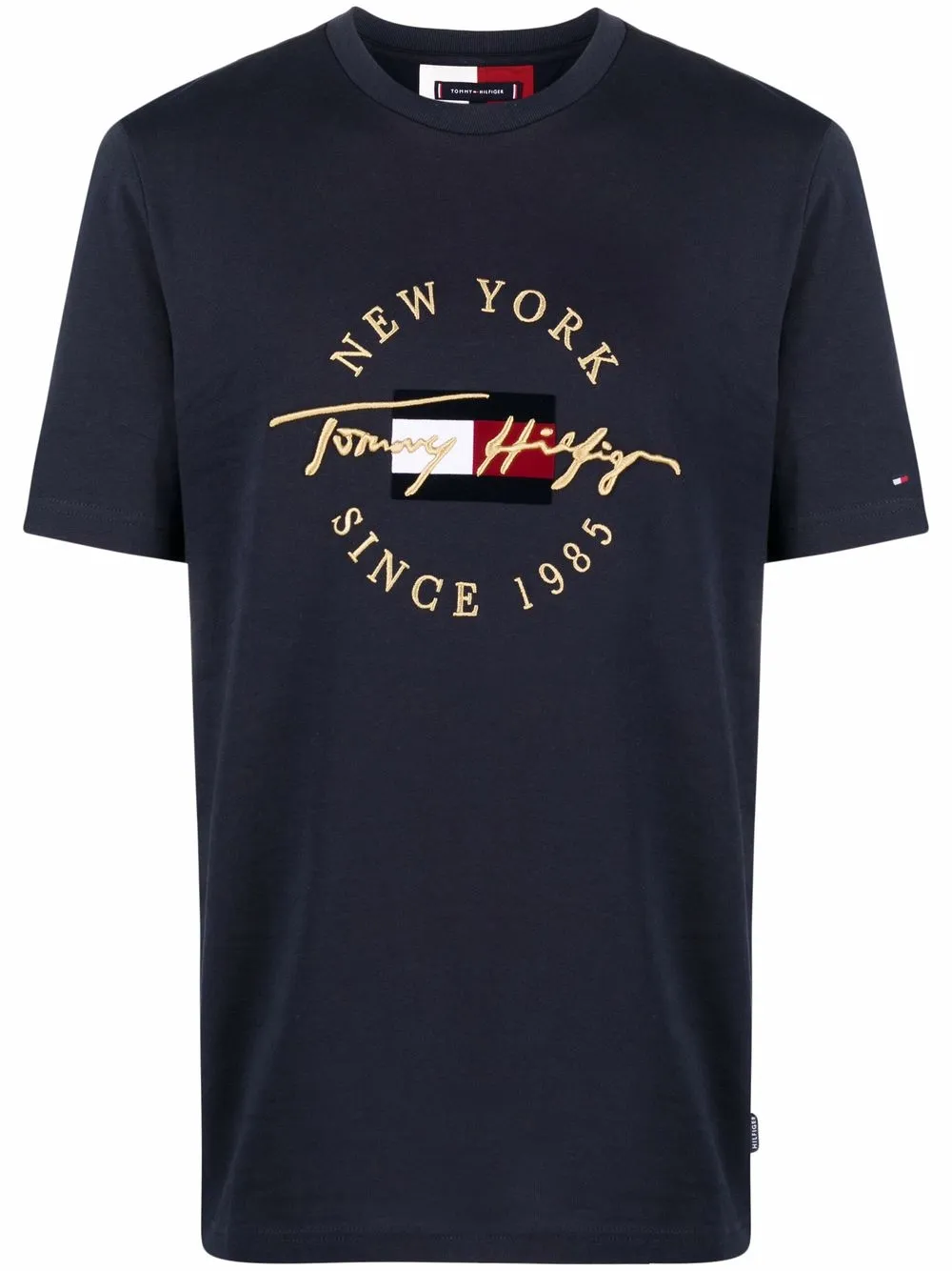фото Tommy hilfiger футболка из органического хлопка с логотипом