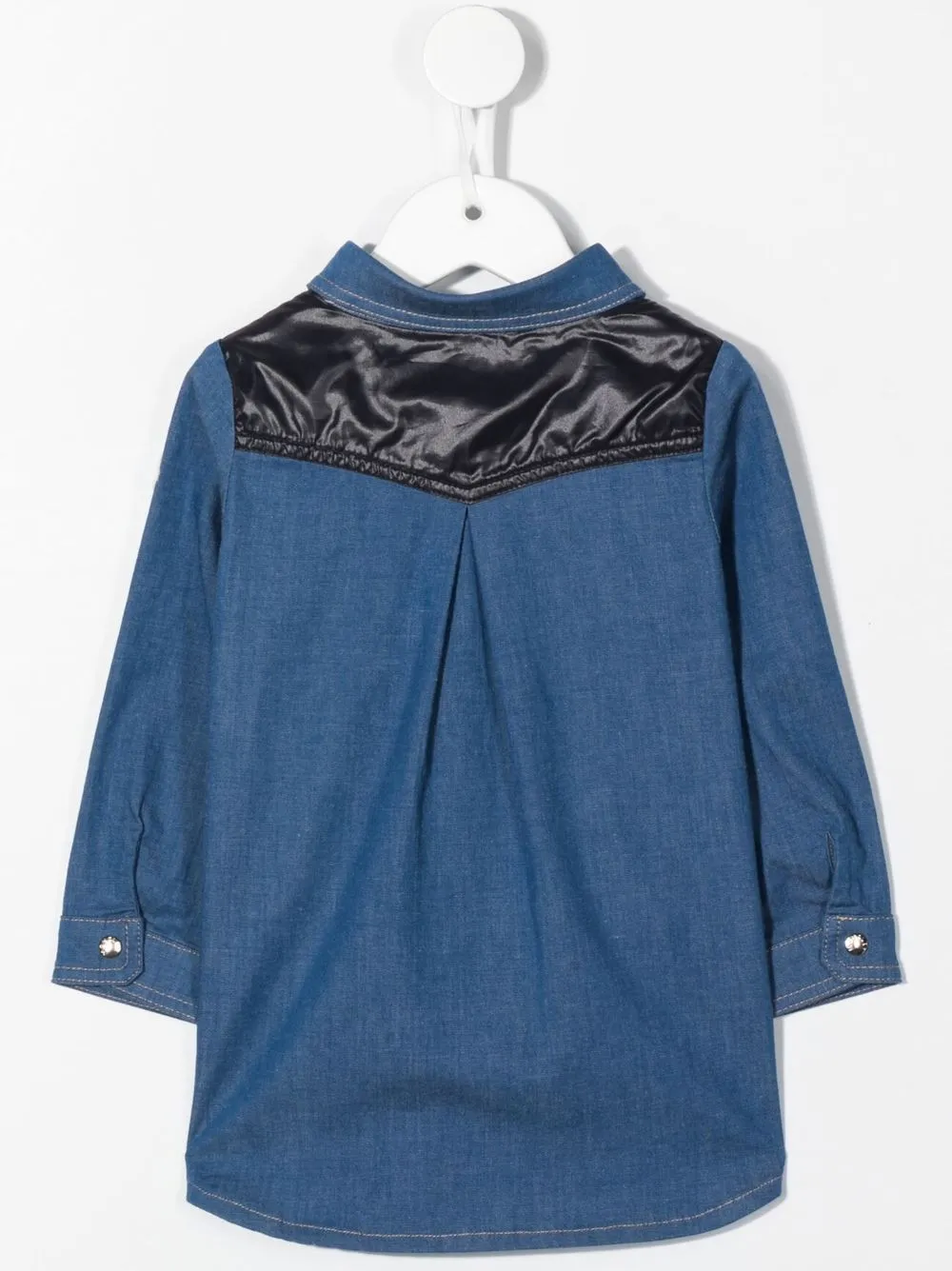 Moncler Enfant Blousejurk met vlakken - Blauw