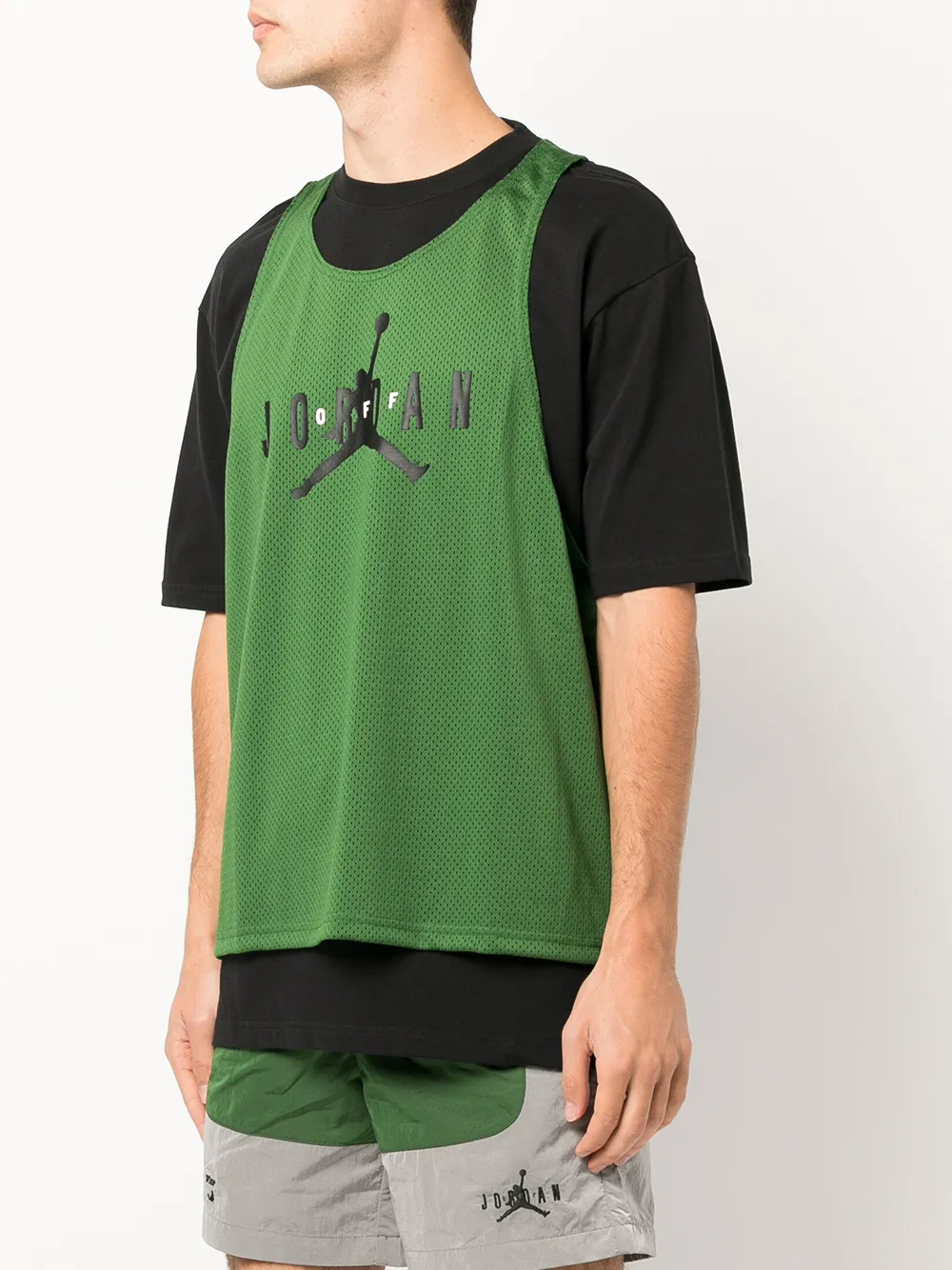  Jordan T Shirt Im Layering Look   Grün 