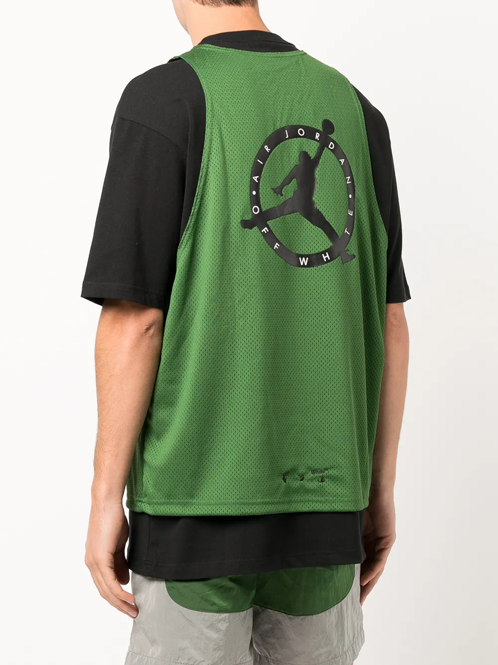 Jordan T-shirt met logoprint Groen