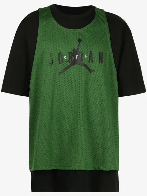 Jordan logo-print layered T-shirt 
