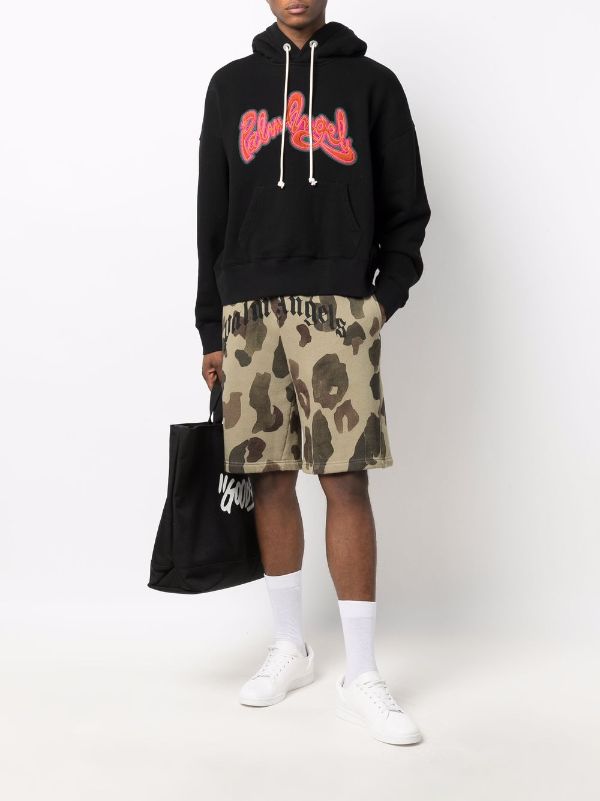 Palm Angels Ultra logo-print Hoodie - Farfetch