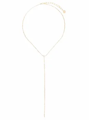 Boucheron 18K Yellow Gold Tie Diamond Necklace | Gold | FARFETCH ZA