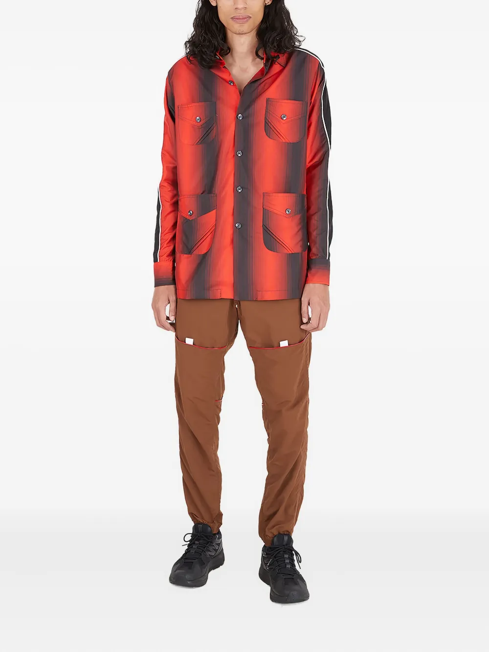 Ahluwalia stripe-pattern shirt jacket | Shirt Jackets | Image 2