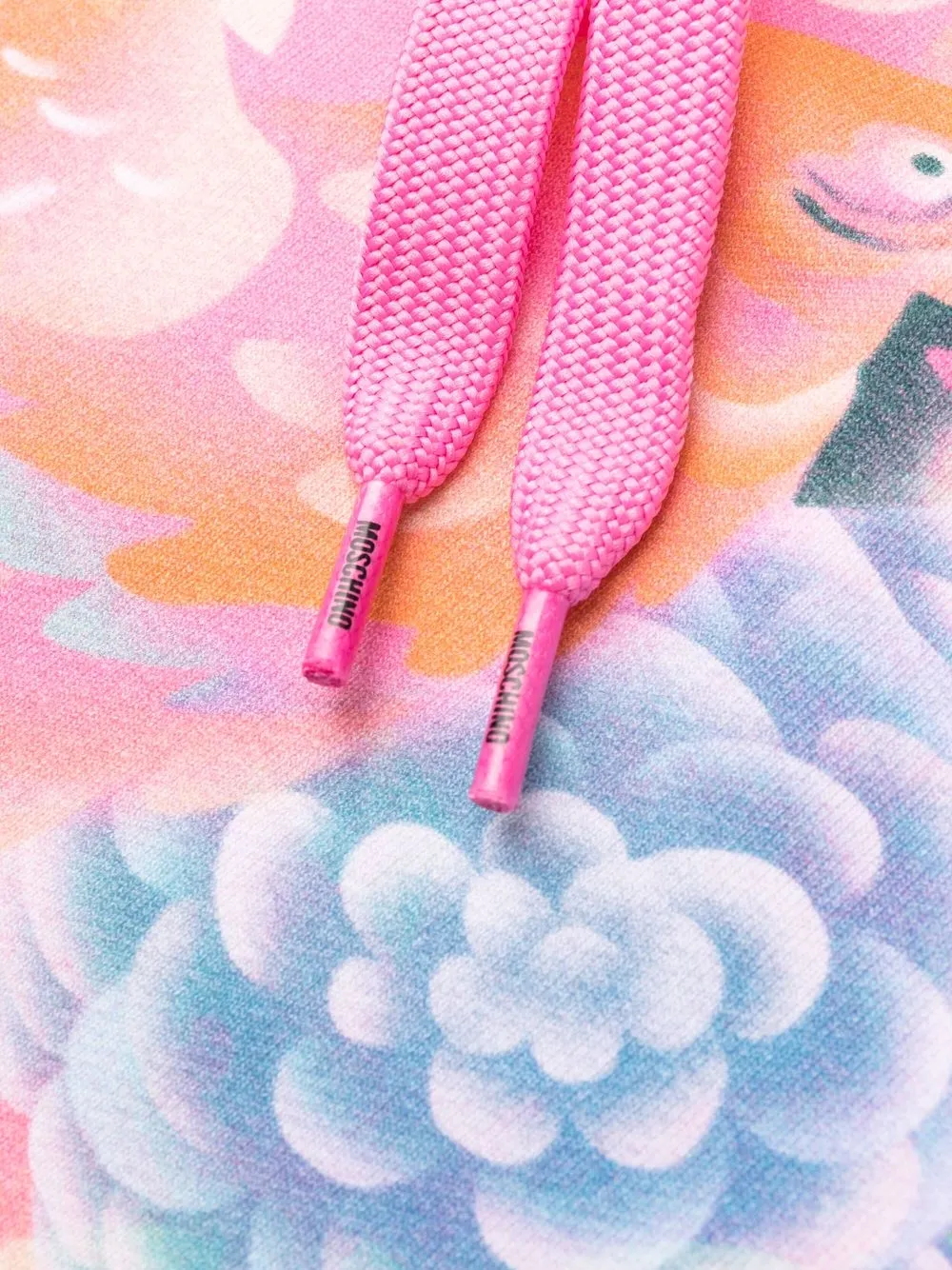 фото Moschino спортивные шорты с цветочным принтом