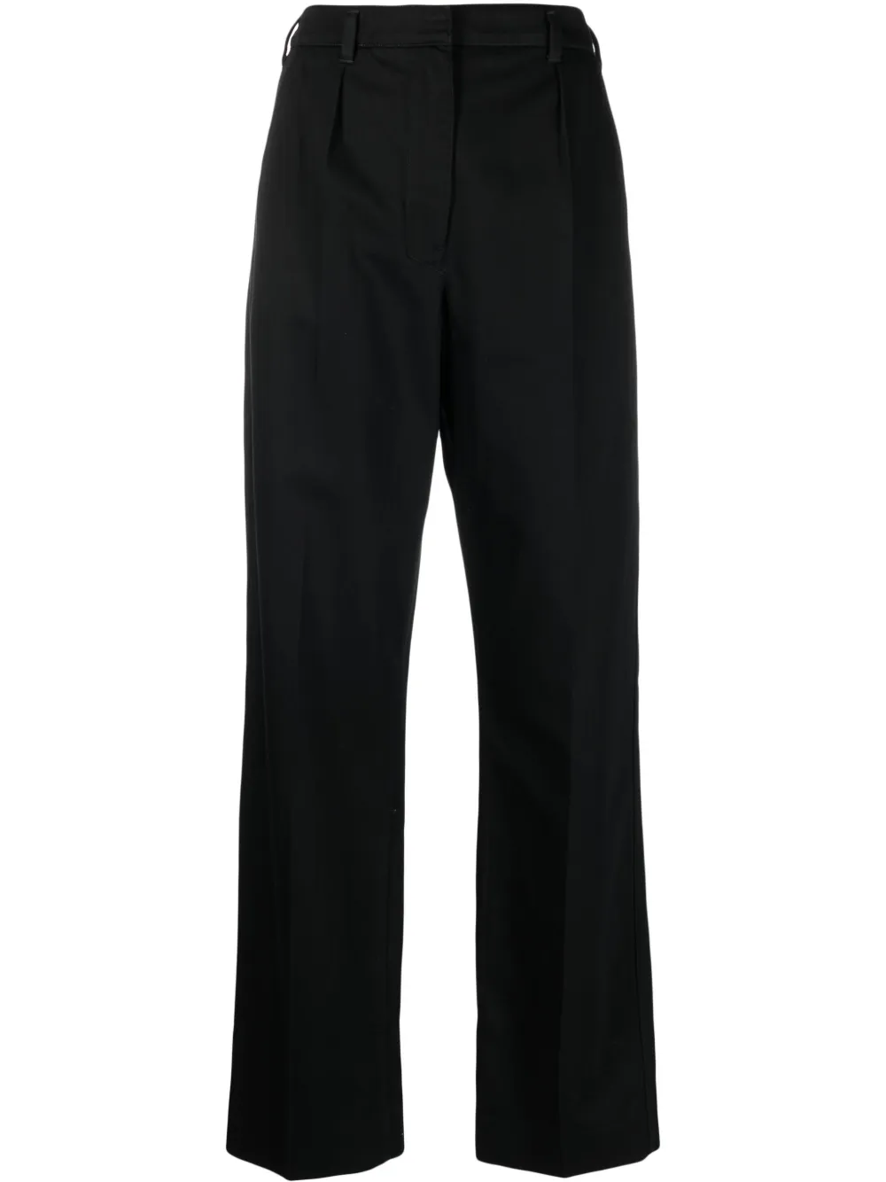 

Lemaire pantalones de vestir rectos - Negro